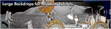 Large Lunar landscape Backdrops