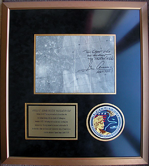 Apollo 17 Flown Descent map