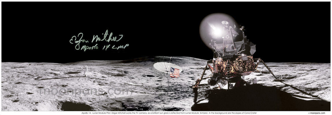 Edgar mitchell Autographs Signed Photos