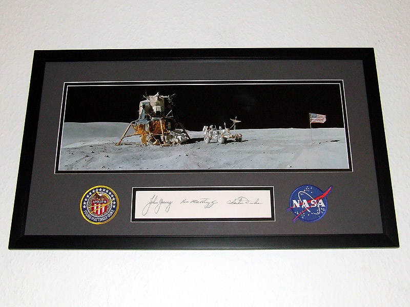 Apollo 16 Crew Signatures