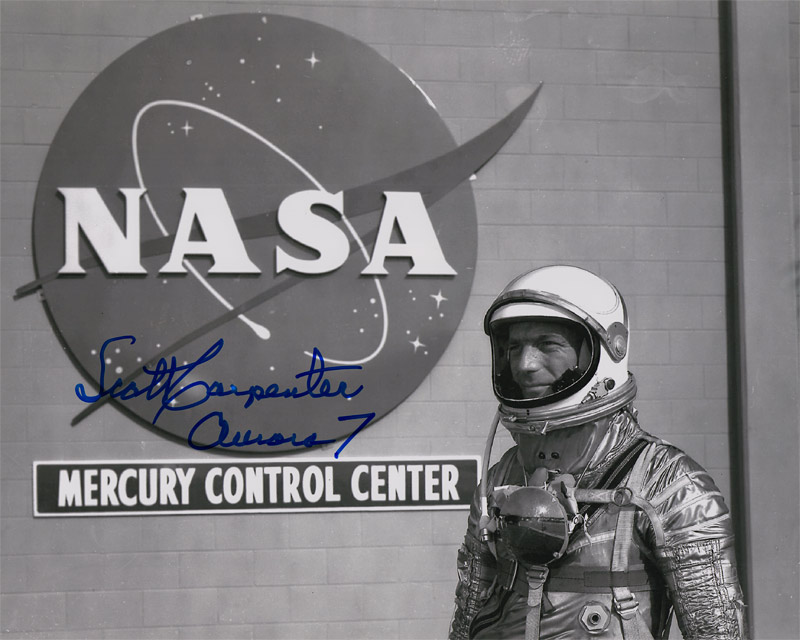 Scott Carpenter Autographs Signed Photos